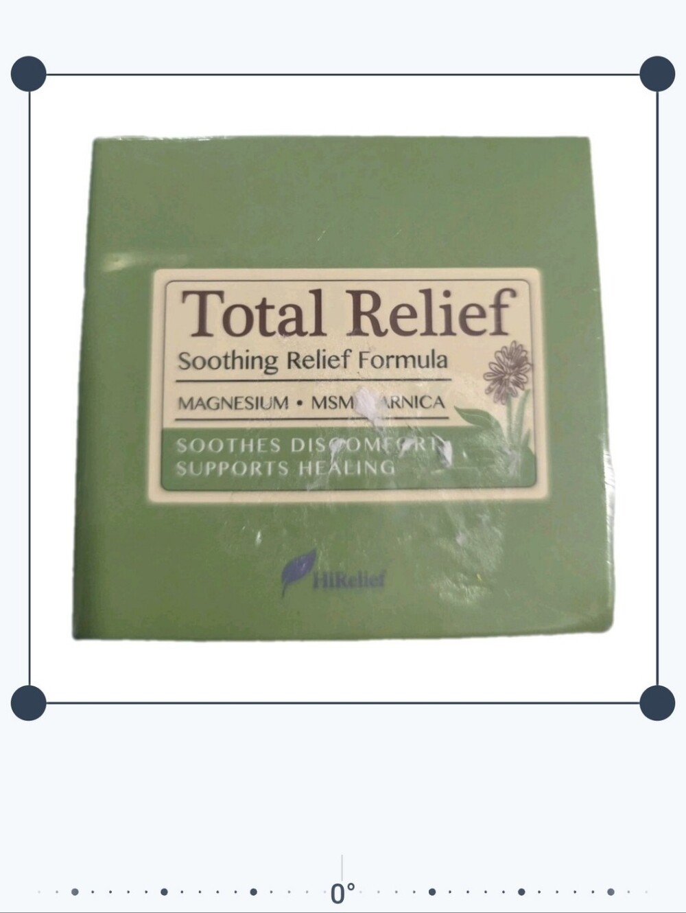 HiRelief Total Relief Soothing Magnesium Cream Aches & Pains Topical Lotion NEW